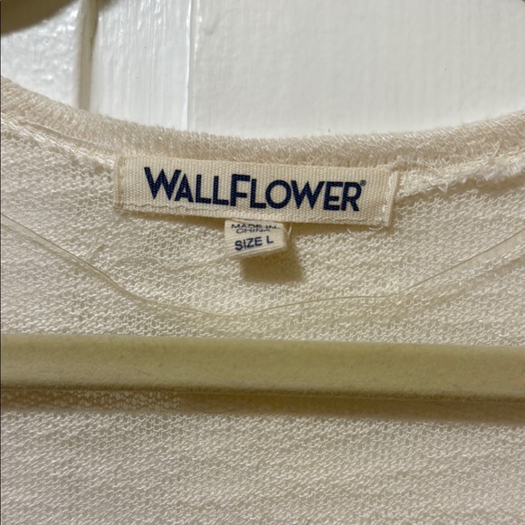 Wallflower Soft Cream Knit Cardigan - Picture 2 of 7